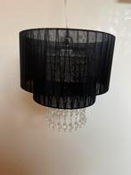 Hanglamp Gamma Mila zwart met iWhites lamp, Ophalen of Verzenden, Zo goed als nieuw, Glas, Klassiek