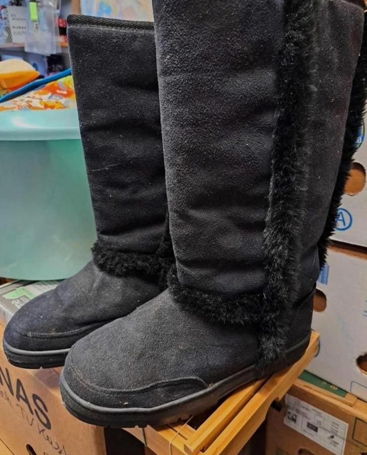 Warme Laarsjes mt 39/40, Kleding | Dames, Schoenen, Zo goed als nieuw, Lage of Enkellaarzen, Zwart, Ophalen of Verzenden