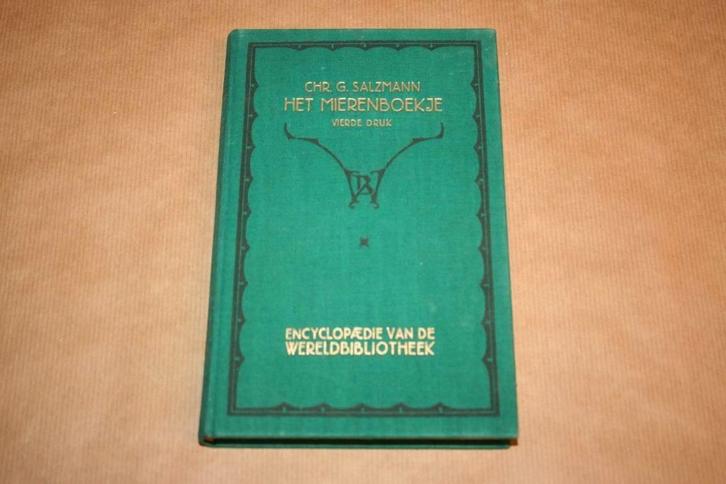 Het Mierenboekje - Verstandige opvoeding - Salzmann 1933, Boeken, Psychologie, Gelezen, Ophalen of Verzenden