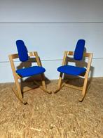 van 2x  stokke (varier) pendulum blauw nieuw staat, Huis en Inrichting, Stoelen, Blauw, Nieuw, Ophalen of Verzenden, Eén