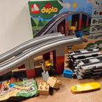 LEGO Duplo 10872 Treinbrug met Rails, Ophalen, Gebruikt, Complete set, Duplo