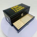 Zwarte POP-ART IWC-horlogebox met slot, Gebruikt, Zwart, Ophalen of Verzenden, Met slot