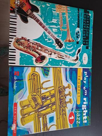 Muziekboeken Jazz Improvisatie & Trompet beschikbaar voor biedingen