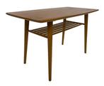 Vintage Bijzettafel Jaren 60 eiken Fineer Tafeltje Design, Ophalen of Verzenden