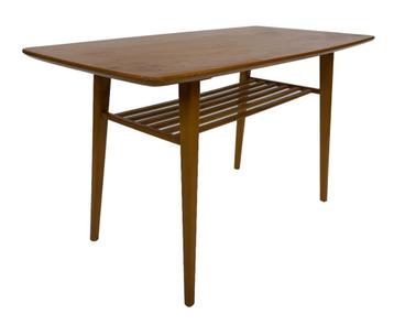 Vintage Bijzettafel Jaren 60 eiken Fineer Tafeltje Design beschikbaar voor biedingen