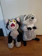Disney Knuffels Figaro en Meeko, Ophalen of Verzenden, Gebruikt, Overige typen