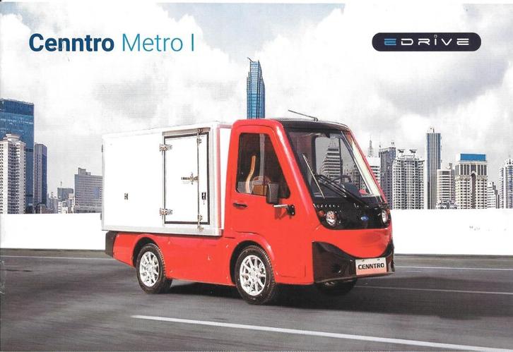 CENNTRO METRO/ LOGISTAR, Boeken, Auto's | Folders en Tijdschriften, Zo goed als nieuw, Overige merken, Ophalen of Verzenden