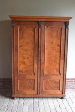Prachtige antieke noten houten kast., Verzenden