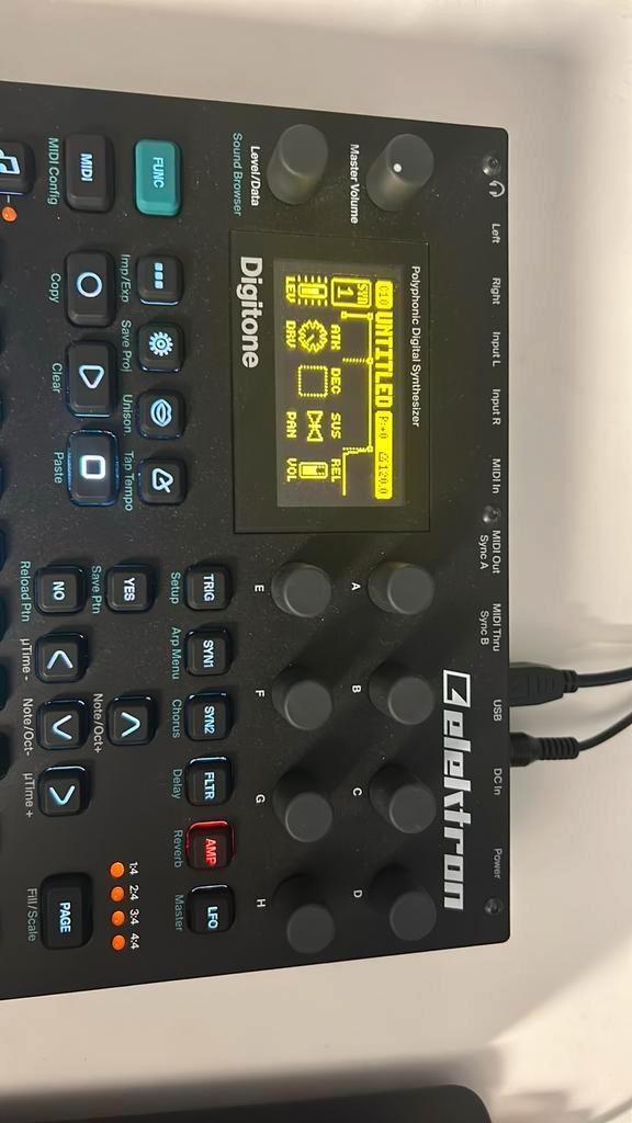 Elektron Digitone MK1, Muziek en Instrumenten, Synthesizers, Zo goed als nieuw, Overige merken, Ophalen