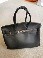 Hermes birkin style, Sieraden, Tassen en Uiterlijk, Tassen | Damestassen, Ophalen, Gebruikt, Zwart, Handtas