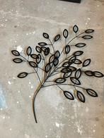 Metalen Wanddecoratie Tak met Bladeren, Ophalen of Verzenden, Zo goed als nieuw