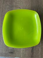 Groene plastic bordjes, Huis en Inrichting, Keuken | Servies, Overige materialen, Ophalen of Verzenden, Zo goed als nieuw, Bord(en)