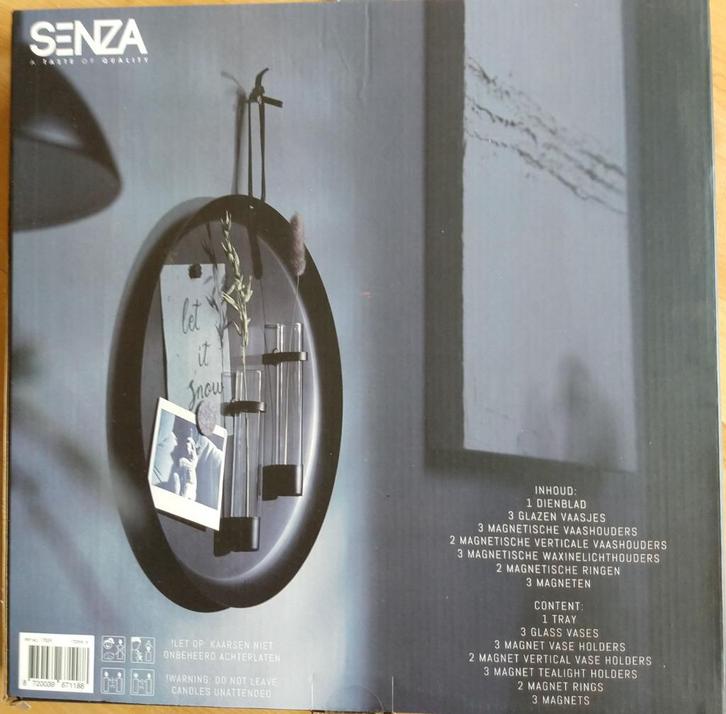 Senza magnetisch dienblad, Huis en Inrichting, Woonaccessoires | Wanddecoraties, Nieuw, Ophalen of Verzenden