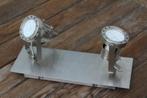 Plafondspots plafondlamp 2 spots geschikt voor LED, Ophalen, Zo goed als nieuw