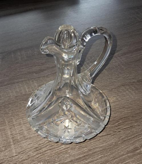 Mooie Oude bewerkte glazen karaf, Antiek en Kunst, Antiek | Glas en Kristal, Ophalen of Verzenden