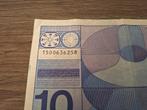 Misdruk biljet 10 gulden Frans Hals, serienummer te hoog, Postzegels en Munten, Bankbiljetten | Nederland, Ophalen of Verzenden