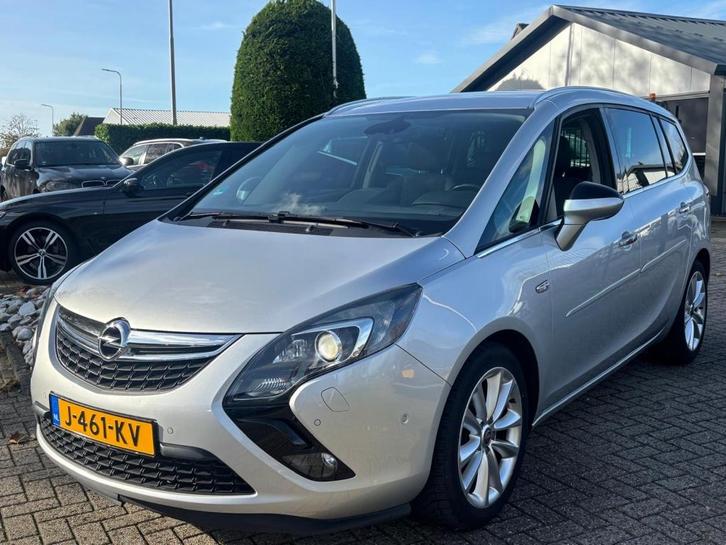 Opel Zafira Tourer 1.4 Turbo Cosmo 7-Persoons 2012 Trekhaak, Auto's, Opel, Bedrijf, Zafira, ABS, Achteruitrijcamera, Adaptieve lichten