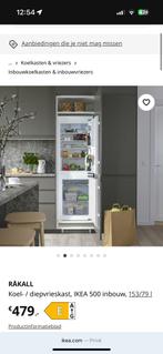 Ikea RAKALL koel-vriesvombinatie, 200 liter of meer, Met aparte vriezer, Zo goed als nieuw, 45 tot 60 cm