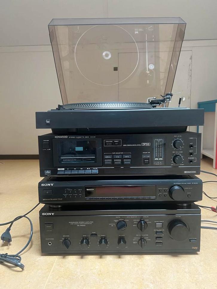 Vintage Audio Set: Sony, Kenwood, Dual, Audio, Tv en Foto, Stereo-sets, Gebruikt, Cassettedeck, Sony, Losse componenten, Ophalen
