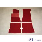 Tapijt set 4-delig Rood Mercedes-Benz SL, W107 - R107, Auto-onderdelen, Interieur en Bekleding, -, Nieuw, Ophalen of Verzenden