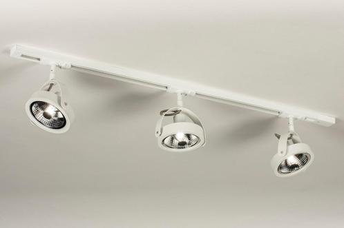 spots 100cm wit of zwart rails bedrijf kantoor keuken lamp, Huis en Inrichting, Lampen | Spots, Nieuw, Led, Ophalen