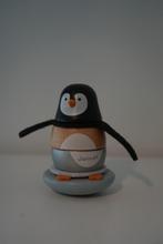 Janod pinguïn met beweegbare schommel, Kinderen en Baby's, Speelgoed | Houten speelgoed, Ophalen of Verzenden, Gebruikt, Duw- of Trekspeelgoed