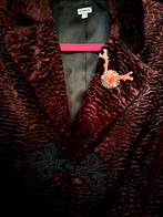 Unieke broche met bloedkoraal en parels, Ophalen of Verzenden, Gebruikt, Zilver