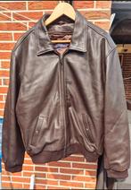 Chevignon flight jacket leer maat XL. Okselmaat 66 cm, L 70, Kleding | Heren, Jassen | Winter, Ophalen of Verzenden, Zo goed als nieuw