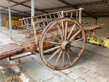 Oude Franse Kar - Tuinpareltje beschikbaar voor biedingen