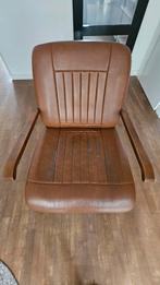 Fauteuil bruin, Ophalen of Verzenden, Gebruikt, 75 tot 100 cm, 50 tot 75 cm