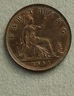 Engeland, 1 farthing 1881, Ophalen of Verzenden, Overige landen, Losse munt