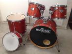 Mooie vintage Majestic drumkit ., Muziek en Instrumenten, Ophalen, Gebruikt, Pearl