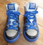 Trackstyle hoge sneakers / schoenen jongen blauw/wit maat 37, Kinderen en Baby's, Kinderkleding | Schoenen en Sokken, Schoenen