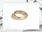 16440 Ontdek Onze 14k Tricolor Trinity Ring, Ophalen of Verzenden, Zo goed als nieuw, 17 tot 18, Dame