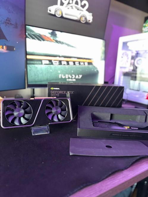 Nividia geforce rtx 3070 Founders Edition, Computers en Software, Videokaarten, Zo goed als nieuw, Nvidia, PCI-Express 4.0, GDDR6