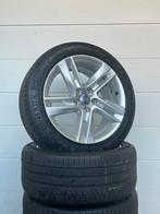 Volvo Sadia velgen 17 inch 5x108 ET50 met Continental banden, Ophalen, Gebruikt, Banden en Velgen, 17 inch