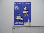 sticker SAIL 90 Oud Amsterdam Marine boten schip vloot leger, Verzenden
