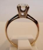 14K bicolor gouden verlovingsring / trouwring / damesring, Verzenden, Met edelsteen, Dame, Goud
