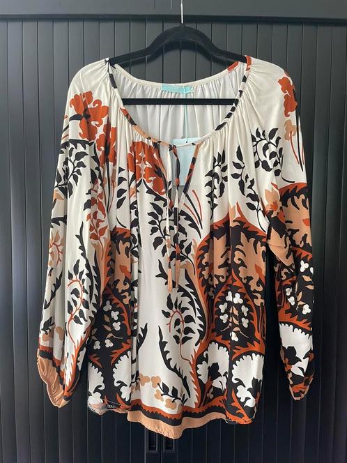Leuke zomer blouse G.Ricceri one size -nieuw-, Kleding | Dames, Blouses en Tunieken, Nieuw, Maat 42/44 (L), Overige kleuren, Verzenden