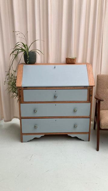 Restyled antieke secretaire - commode beschikbaar voor biedingen