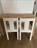 Peuter tafel met 2 stoeltjes, Kinderen en Baby's, Kinderkamer | Tafels en Stoelen, Ophalen, Zo goed als nieuw, Tafel(s) en Stoel(en)