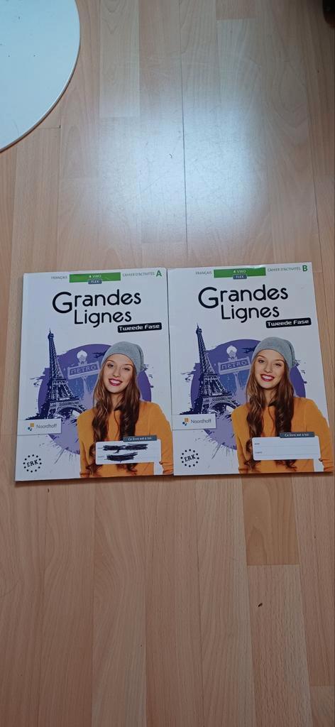 Frans VWO Boeken - Grandes Lignes, Boeken, Schoolboeken, Zo goed als nieuw, Frans, VWO, Ophalen of Verzenden