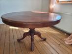 Antieke Biedermeier Tafel – Ca. 1850 – Massief Mahonie – Ron, Ophalen