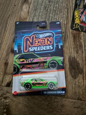 hot wheels neon speeders '70 toyota celica beschikbaar voor biedingen