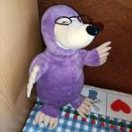 Paarse mol knuffel met bril stichting ZIZOZ 30 cm, Ophalen of Verzenden
