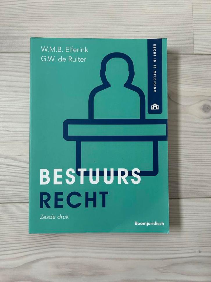 Bestuursrecht - Efferink & de Ruiter - HBO, Boeken, Studieboeken en Cursussen, Zo goed als nieuw, HBO, Gamma, Ophalen of Verzenden
