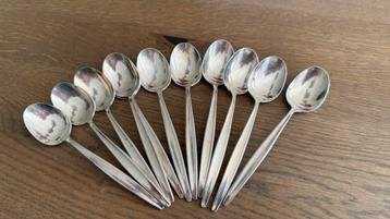 11 Mooie verzilverde lepeltjes 90 beschikbaar voor biedingen