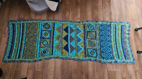 Handgemaakt gehaakte sjaal/wrap spirit of life. Lake versie., Hobby en Vrije tijd, Breien en Haken, Zo goed als nieuw, Haken, Overige typen
