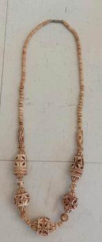 Tibetaanse boeddhistische vintage been gesneden ketting, Ophalen of Verzenden