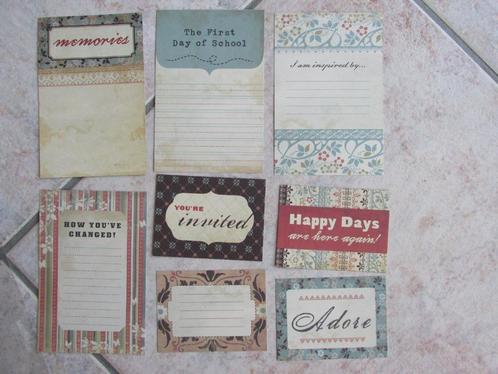 Cosmo Cricket Cards, Hobby en Vrije tijd, Scrapbooking, Nieuw, Overige merken, Ophalen